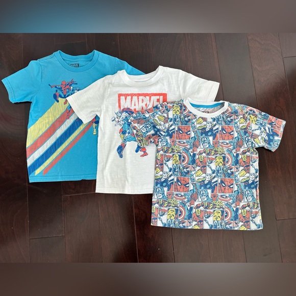 Marvel Other - Marvel set of 3 t-shirt, size 7